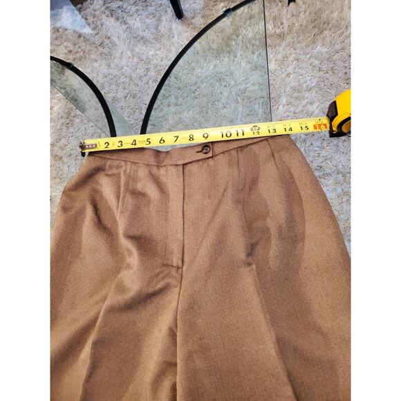 Morton Bernard Women Brown Polyester Single Breasted Blazer & Pant 2 Pcs Suit 10 - Picture 15 of 16